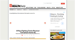 Desktop Screenshot of healthdailymag.net